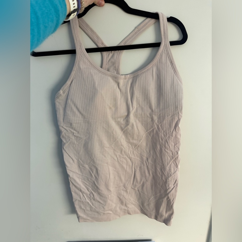lululemon Ebb to Street Light Pink Tank Top